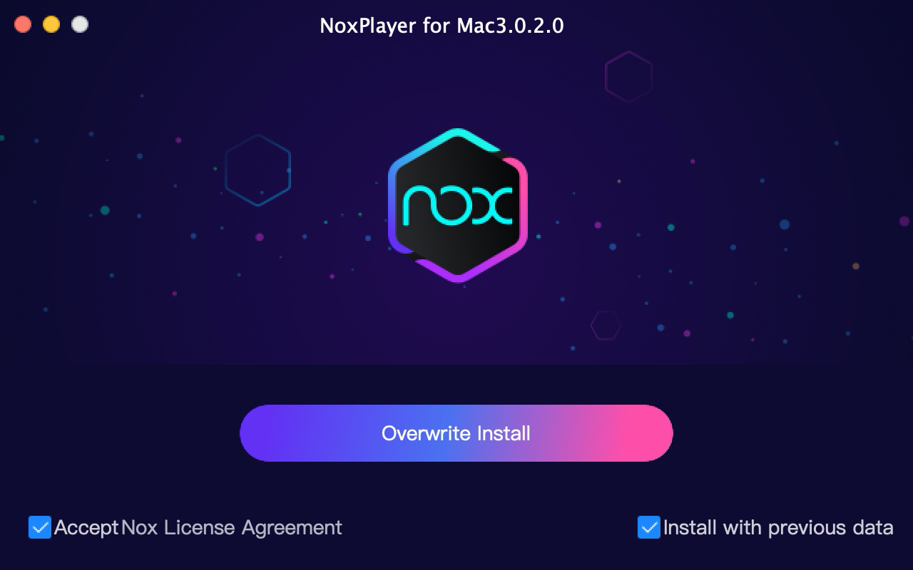 nox for mac no advanced settings